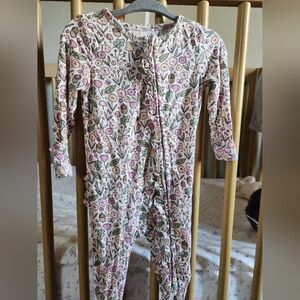 Angel Dear Floral Print Kids Footie